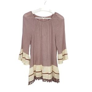 Indigo Souls Two Tone Tunic Size L